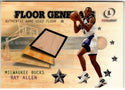 Ray Allen 2000-01 Fleer Legacy Floor Generals Game Used Floor Relic Card # 18 of 20