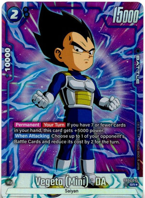 Vegeta (Mini) DA Dragon Ball Super Card Game Card #FD04-045 SR