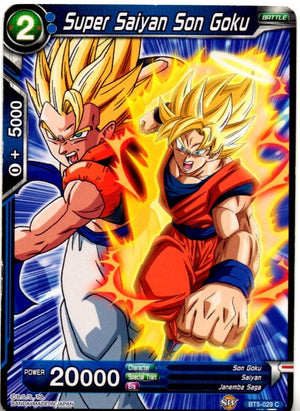 Son Goku Super Saiyan Dragon Ball Super Card Game Card #BT5-029 C