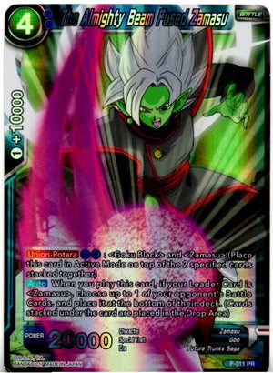 Fused Zamasu the Almighty Beam Dragon Ball Super Card Game Card #P-011 PR