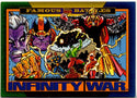 Infinity War 1993 Skybox Marvel Famous Battle Card #156