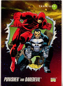 Punisher & Daredevil 1992 Impel Marvel Team-Ups Card 92