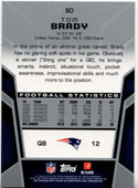Tom Brady 2010 Topps Unrivaled Card #80