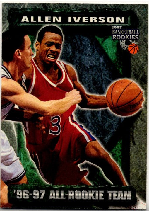 Allen Iverson 1997 Score Board Rookies Card #73