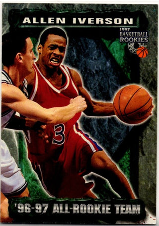 Allen Iverson 1997 Score Board Rookies Card #73
