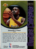 Shaquille O'Neal 2001 Topps Stadium Clubs Dunkus Colossus Card #DC15
