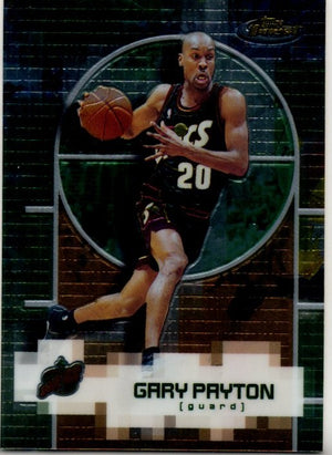 Gary Payton 2000-01 Topps Finest Card #52