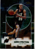 Gary Payton 2000-01 Topps Finest Card #52