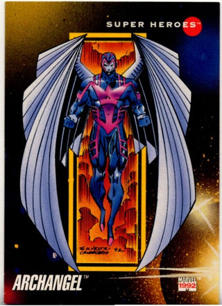 Archangel 1992 Marvel Superheroes Card #63