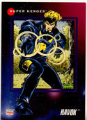 Havok 1992 Marvel Superheroes Card #70
