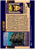 X-Factor 1992 Marvel Teams Card #173