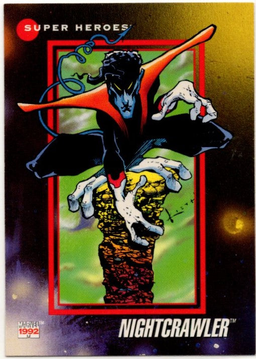 Nightcrawler 1992 Marvel Superheroes Card #22
