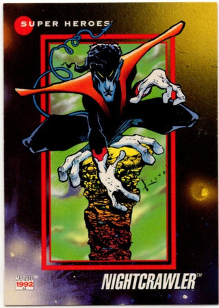 Nightcrawler 1992 Marvel Superheroes Card #22