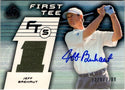 Jeff Brehaut 2003 Upper Deck SPx First Tee Relic and Autographed Card #64 1228/2300