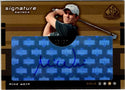 Mike Weir 2003 Upper Deck SP Gameused Signature Swings Autographed Card #SW-WEIR 23/50