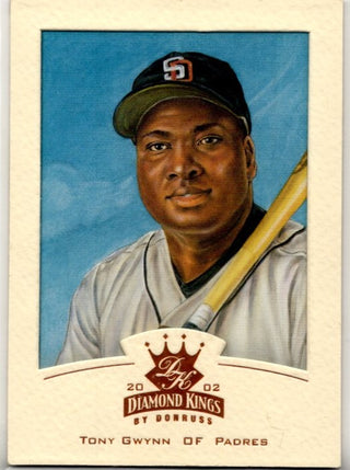Tony Gwynn 2002 Donruss Diamond Kings Crowning Moment Card #145