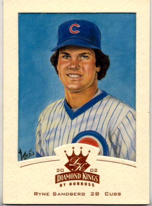 Ryne Sandberg 2002 Donruss Diamond Kings Crowning Moment Card #144