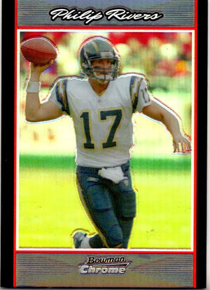 Philip Rivers 2007 Bowman Chrome Refractor Card #BC175