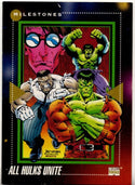 All Hulks Unite 1992 Marvel Milestones Card #194