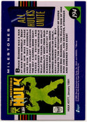 All Hulks Unite 1992 Marvel Milestones Card #194