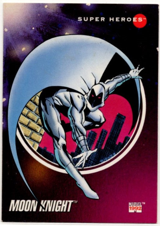 Moon Knight 1992 Marvel Superheroes Card #32