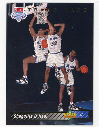 Shaquille O'Neal 1993 Upper Deck Trade Card#1B Card