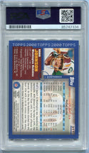 Brad Johnson 2000 Topps Autographed W/Inscription Card #311 PSA/DNA Certified Graded 10