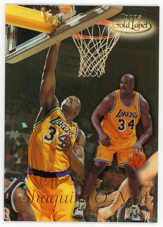Shaquille O'Neal 1999 Topps Gold Label #GL2 Card