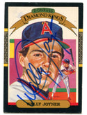 Wally Joyner 1986 Leaf Autographed Card