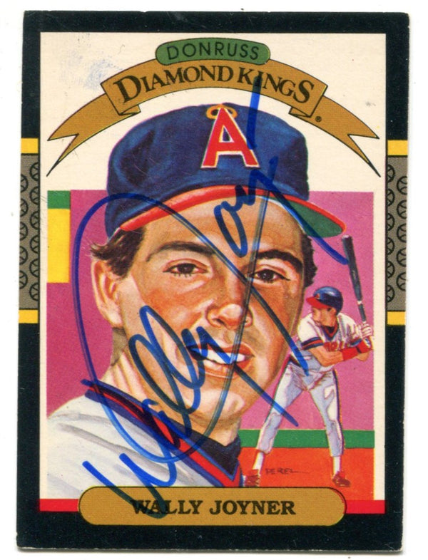 Wally Joyner 1986 Leaf Autographed Card