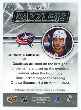Johnny Gaudreau 2023-24 Upper Deck Dazzlers #DZ-46