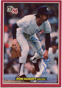 Ron Guidry 1984 Donruss Oversized AUTO Card #51