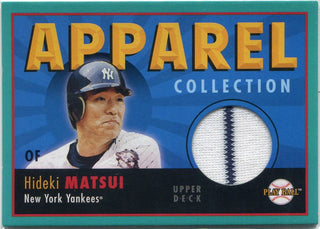 Hideki Matsui 2004 Upper Deck Play Ball Apparel Collection Jersey Card #AC-HM