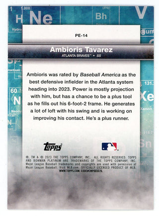Ambioris Tavarez 2023 Topps Precious Element #PE-14