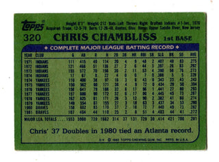Chris Chambers 1982 Topps #320 Autographed Card