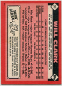 Will Clark 1986 Topps Traded Autographed RC #24T