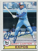 Gary Carter 1979 Topps Autographed Card #520