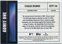 Chase Burns 2026 Topps Chrome Big Ticket Player Refractor RC #BTP-24