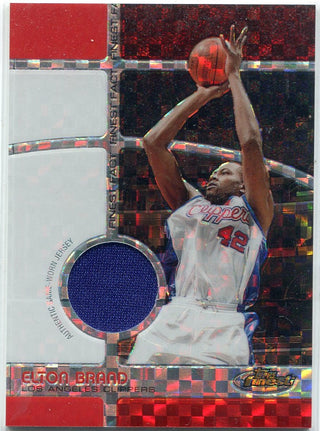 Elton Brand 2005-2006 Topps Finest Jersey XFractor Card #FFR EB 13/49