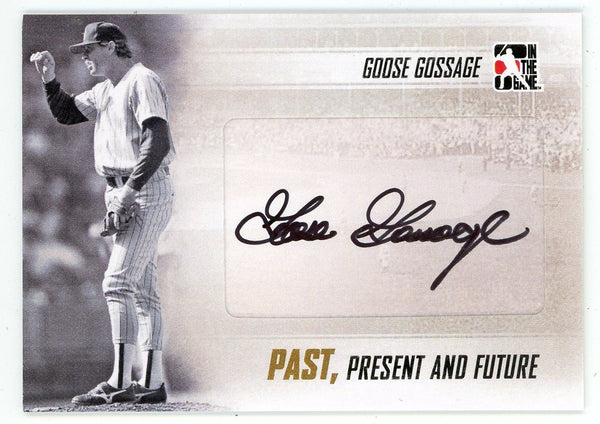 Goose Gossage Autographed Past, Present, & Future Card #PPF-GG2