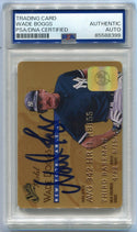 Wade Boggs Autographed 1995 Studio Gold Parallel Card PSA/DNA Certified