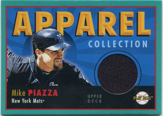 Mike Piazza 2004 Upper Deck Play Ball Apparel Collection Jersey Card #AC-PI