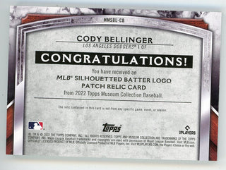 Cody Bellinger 2022 Topps Patch Relic Logoman #MMSBL-CB