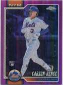 Carson Benge 2026 Topps Chrome Pink Refractor RC #87 46/250