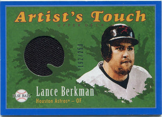 Lance Berkman 2004 Upper Deck Play Ball Artist's Touch Jersey Card #AT-LB 192/250
