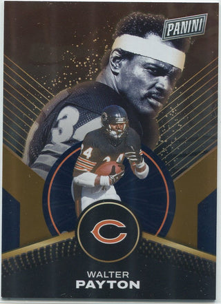 Walter Payton 2024 Panini Player Of The Day Orange Parallel Card #66 166/199