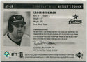 Lance Berkman 2004 Upper Deck Play Ball Artist's Touch Jersey Card #AT-LB 192/250