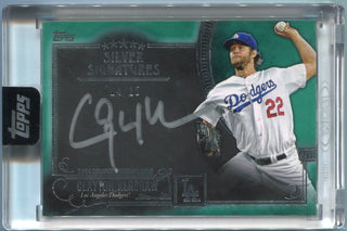Clayton Kershaw 2016 Topps Five Star Silver Signatures Autographed Card #FSSS-CK 14/15