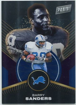 Barry Sanders 2024 Panini Player Of The Day Purple Parallel Card #68 14/25