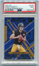 Kenny Pickett 2022 Panini Xr Xtreme Rookies Blue Parallel RC #XTR-1 90/99 PSA Graded 9